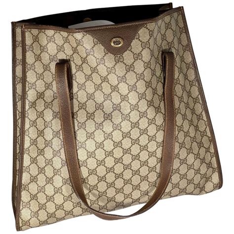 gucci vintage large shopper bag|Gucci shopper bag vintage.